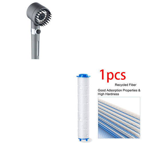Aqua Reva - 3 Modes Filtered High Pressure Massage Showerhead