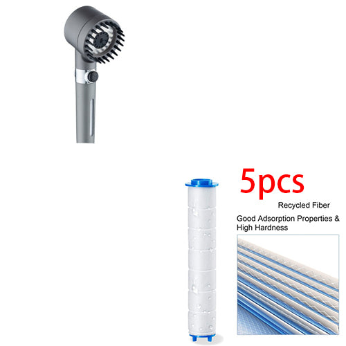 Aqua Reva - 3 Modes Filtered High Pressure Massage Showerhead