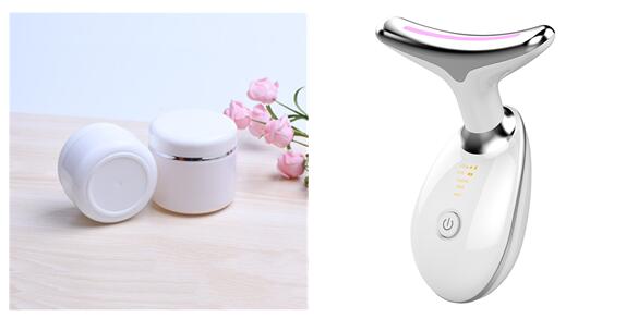 Skin Rejuve - 7 in 1 RF & EMS Lifting Led Face And Neck Massager