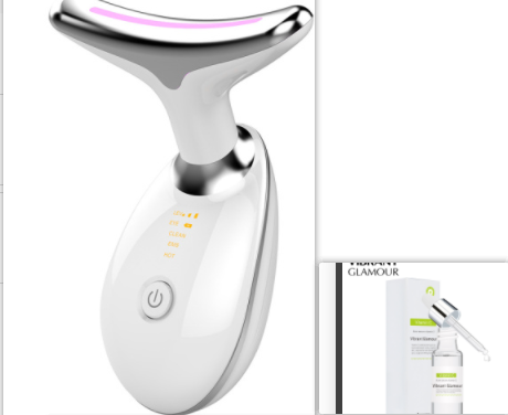 Skin Rejuve - 7 in 1 RF & EMS Lifting Led Face And Neck Massager