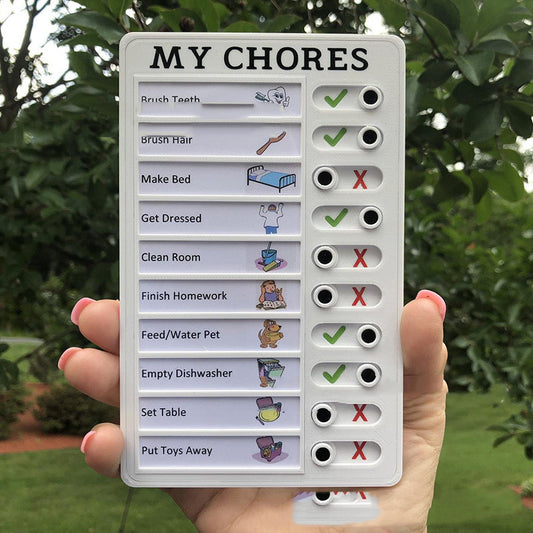 Daily Board - Magnetic Dry-Erase Daily Routine Chart
