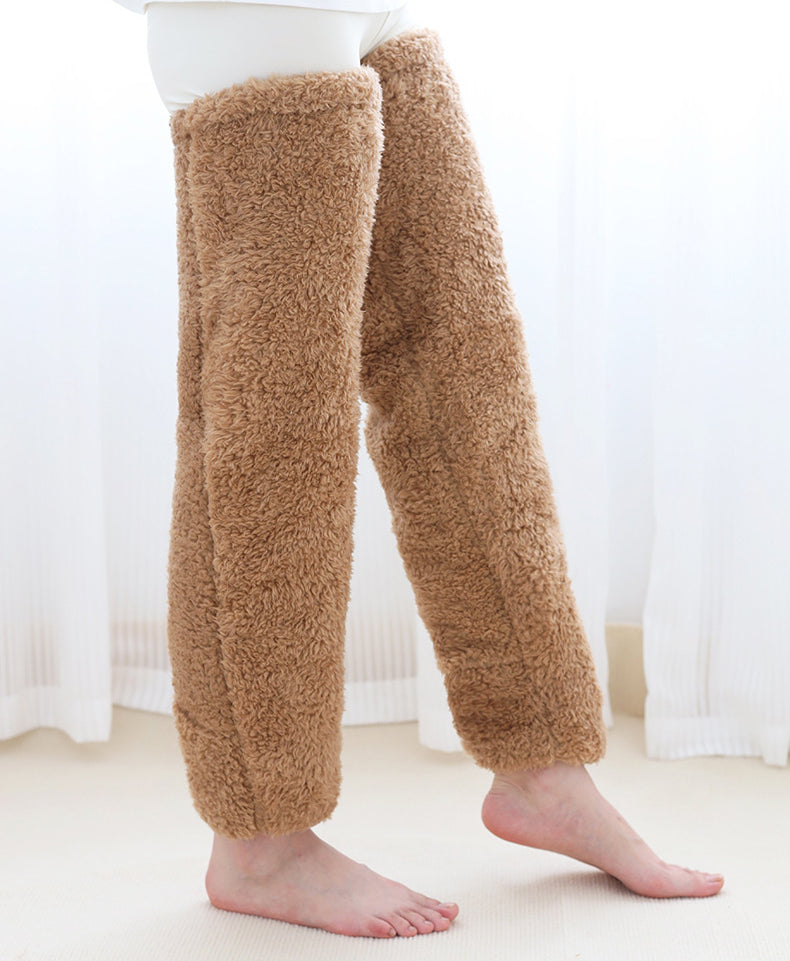 Fuzz Fluff - Over The Knee Fuzzy Sock Plush Slippers